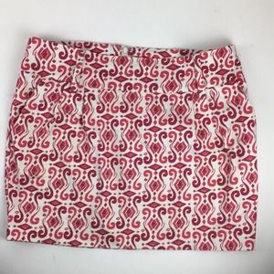 Guess red & white  machine-wash short Skirt size 30